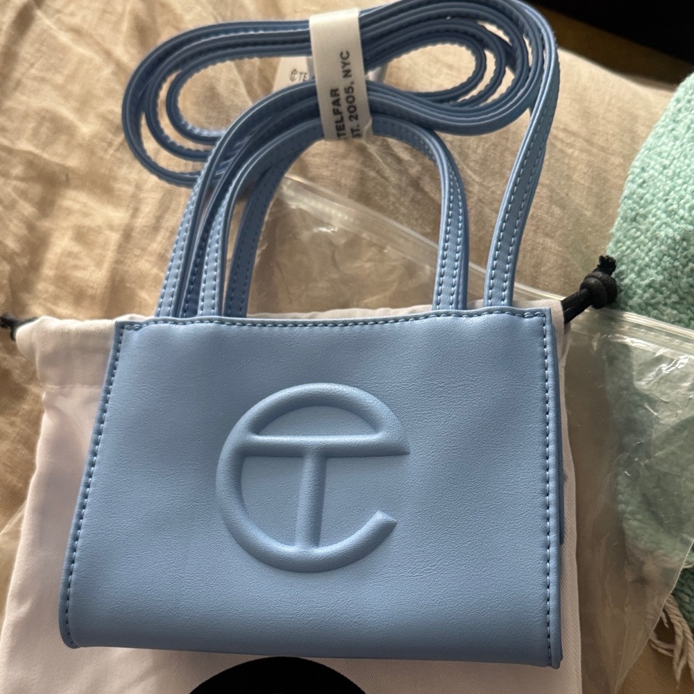 Telfar Light Blue Mini Bag